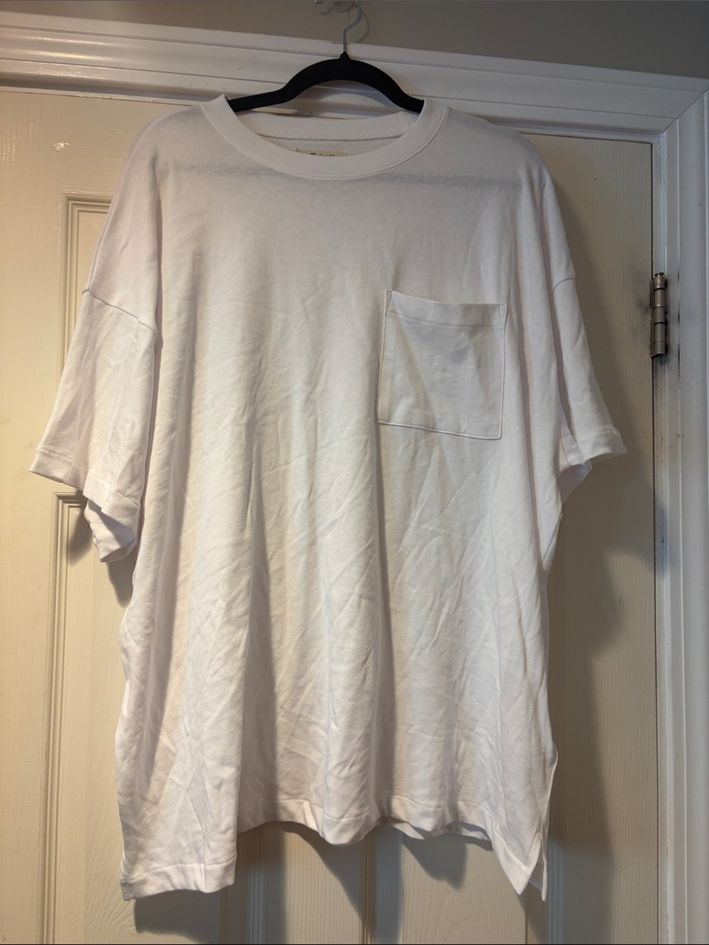 Madewell Men's White Short-Sleeve Pocket Tee